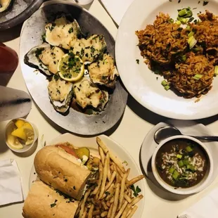 food, oysters and mussels