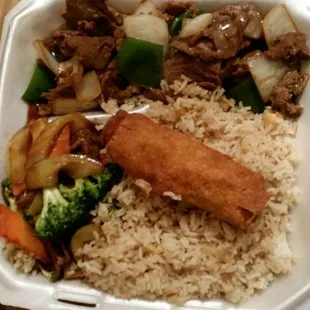 Beef and broccoli meal