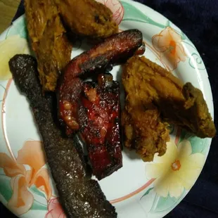 Pupu platter well my half.