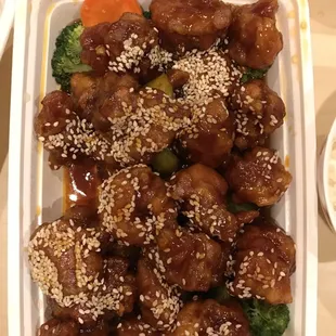 Sesame chicken