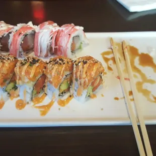 sushi, food, sashimi, sushi and sashimi