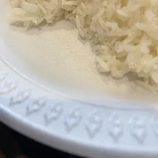 Bring your own plates or bowls, you might not be able to get them from them.