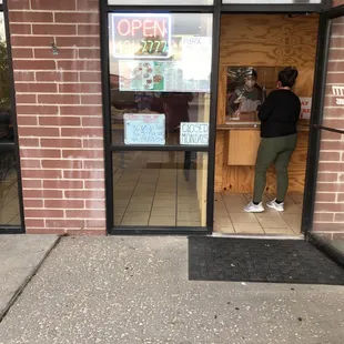 Carry out. No dine in.