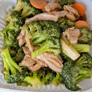 Chicken with broccoli