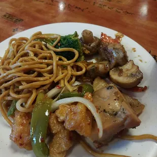 First plate of many.