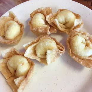 Cream cheese wontons!  So fresh!