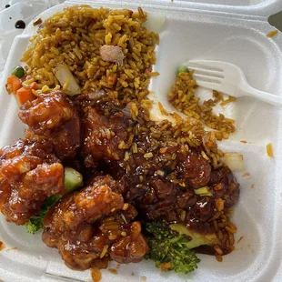Supuestamente que es sweet and sour chicken