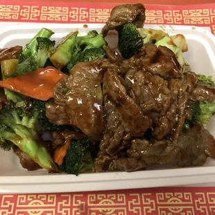 Beef with broccoli