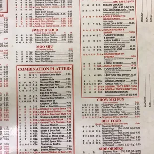 menu, sushi and sashimi