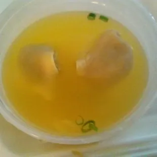 Wonton Soup (Pork Wontons in Chicken Broth)