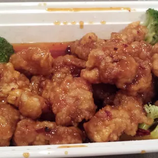General Tso's chicken to go