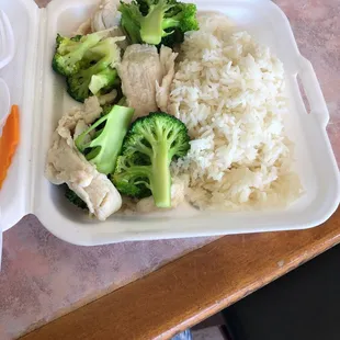 More rice than chicken