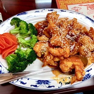 General Tso's Shrimps