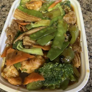 Hunan Double - beef and shrimp