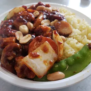 Kung Poa Chicken lunch