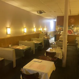 Inside seating