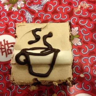 They are cute little cakes that are yummy, this one is a coffee flavor