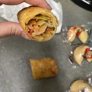Roast Pork Egg Roll