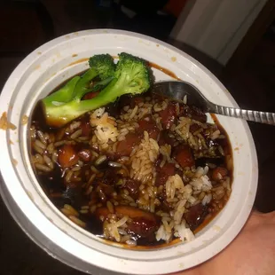 Bourbon chicken w/ White rice