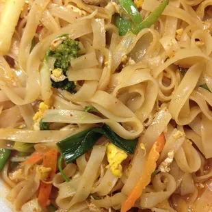 Vegetable pad Thai, it's one of my favorites