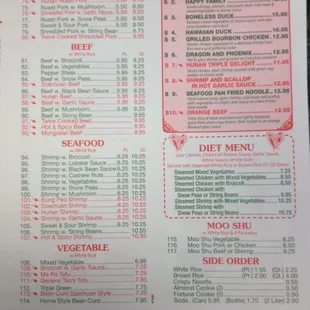 Menu page 2