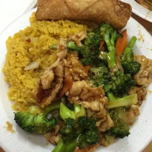 The staff was friendly and kind, they don't speak much English. Their lunch specials are $4.95 and you get a crap ton of food.