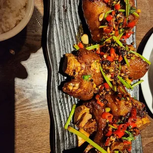 Spicy Pig Trotters. It was really good