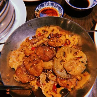 111. Lotus with Pork Belly in Dry Pot