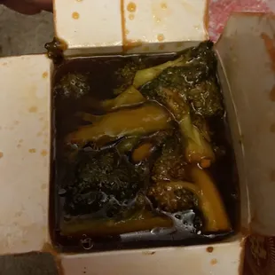 Broccoli with garlic sauce