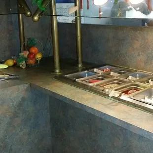 a variety of food items