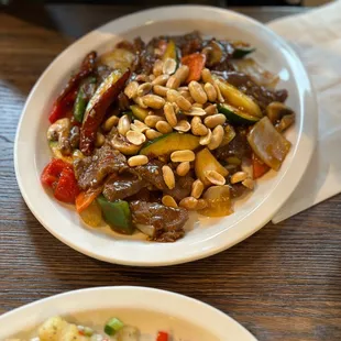 Kung Pao Beef with Peanuts