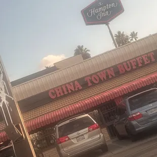 the front of the restaurant