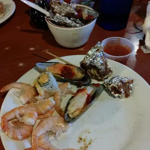 This is the only thing I was able to choke down and the chicken on a stock was good too