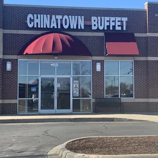 Front of restaurant.