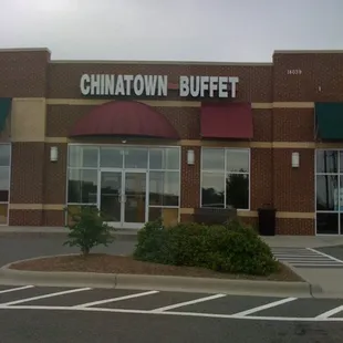 the front of the restaurant