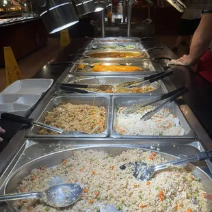 Rice and Chow Mien Noodles!