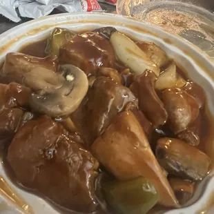 Bourbon chicken