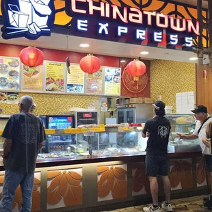 Long line in celebration of Lunar New Year