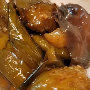 Sweet &amp; spicy eggplant
