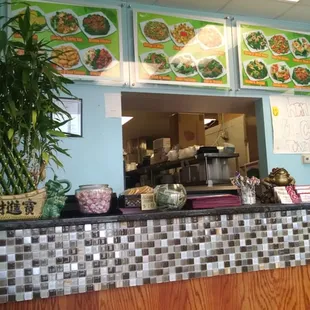 Front counter area.