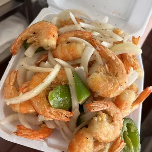 Salt and pepper shrimp
