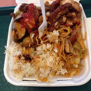 The theme here is: 'decent Chinese fast food'