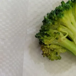 Look to the far left, a nice thick unknown hair to get stuck in your throat.