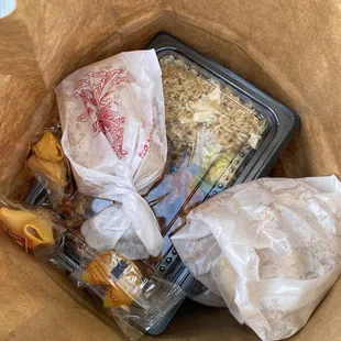 Chicken Spring Rolls (2 Pieces) Rating: 3/4  Crab Rangoons  Rating: 3/4