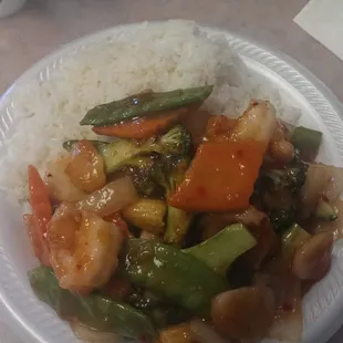 Szechuan shrimp (small)