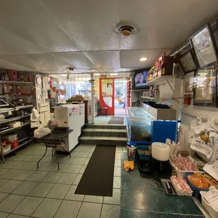 interior, sushi and sashimi