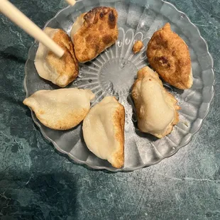Half Steam Half Fried Dumpling Plate
