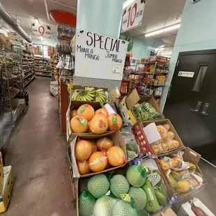 a variety of fruits and vegetables