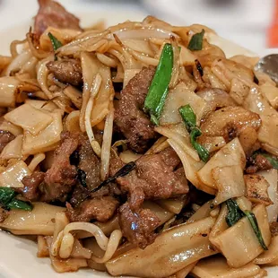 November 26 2021; Dry stir fried beef chow foo ($16.95).