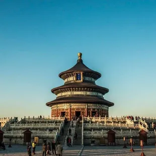 a view of the temple of heaven